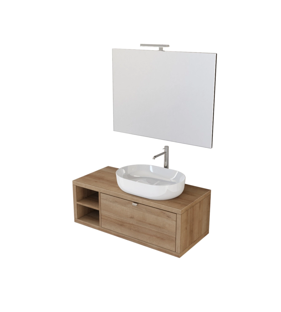 MOBILE BAGNO "TINTORETTO" ROVERE, 110 CM